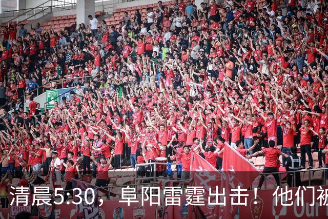清晨5:30，阜阳雷霆出击！他们被带走